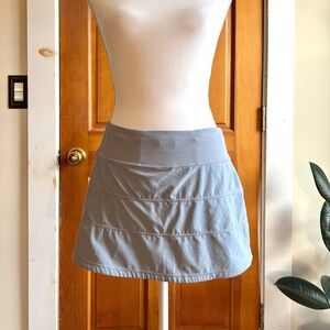 Lululemon Pace Rival Mid-rise Athletic Skirt/Skort in Chambray